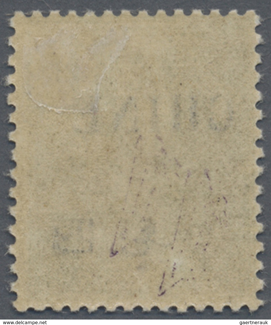 * Französisch-Indochina - Postämter In Südchina: 1904, KOUANG-TCHEOU (General Issue), 1fr. Light Olive - Other & Unclassified