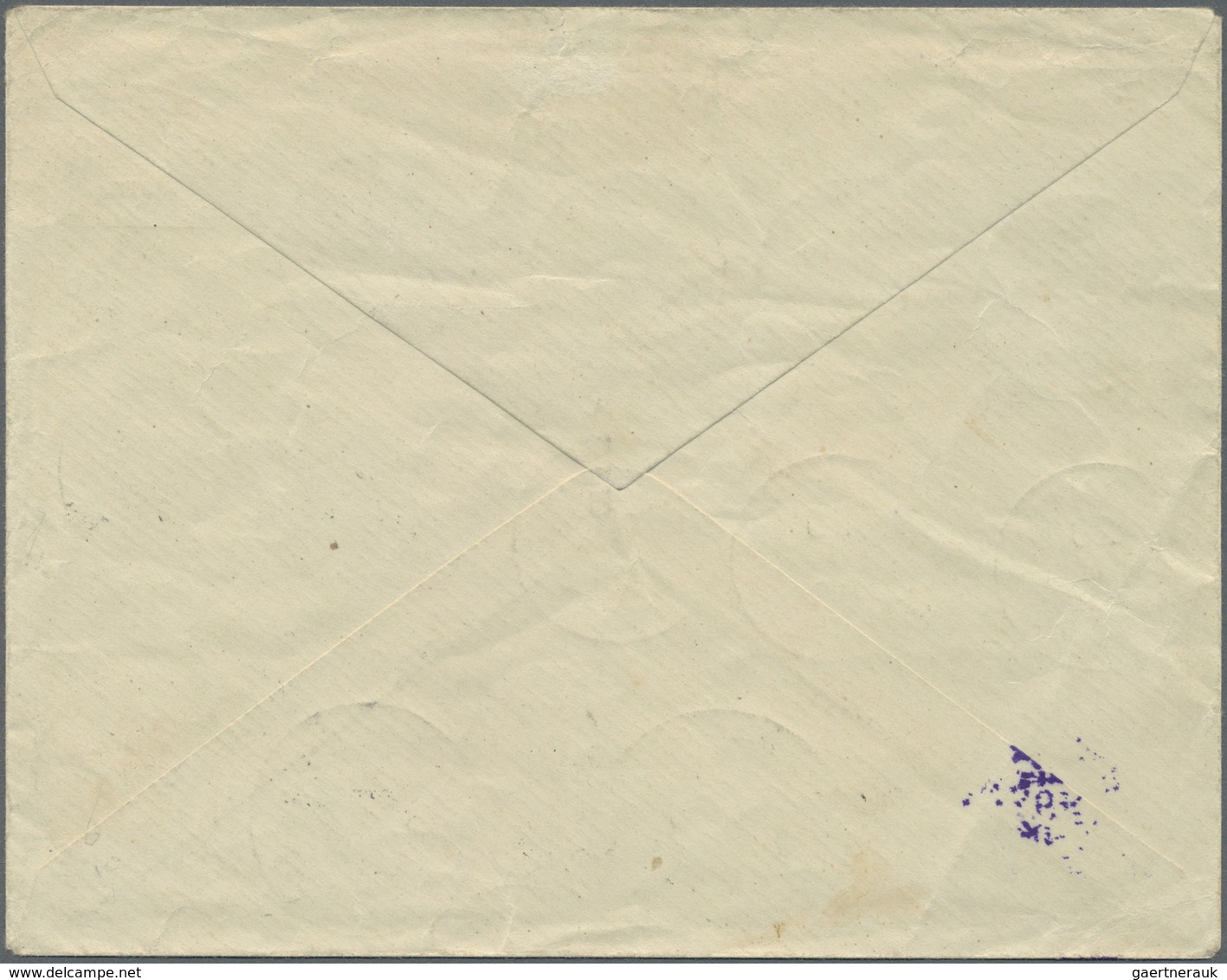 GA Holyland: 1908, JERUSALEM 20.7.-23.7., German Stationery Envelope (small Marks) With Additional Fran - Palestina