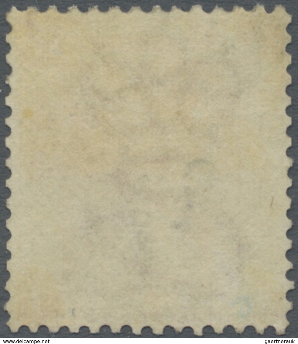 (*) Hongkong: 1863, 30 C. Vermillion, Regummed, Otherwise Fine (Scott Nr. 19) ÷ 1863, 30 C. Zinnoberrot, - Other & Unclassified