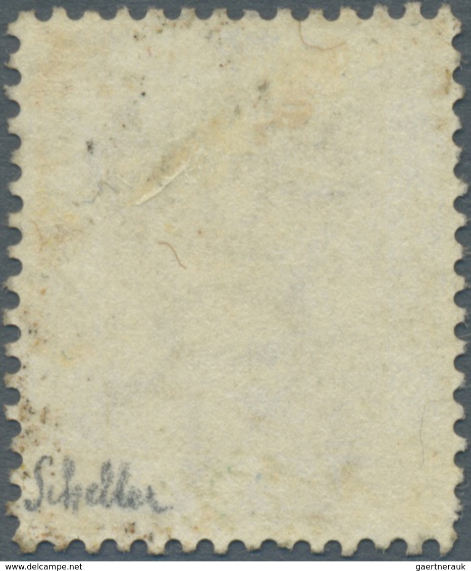 * Hongkong: 1877: 16 C. Yellow, Mint With Large Part Original Gum, Signed Pascal Scheller. - Other & Unclassified