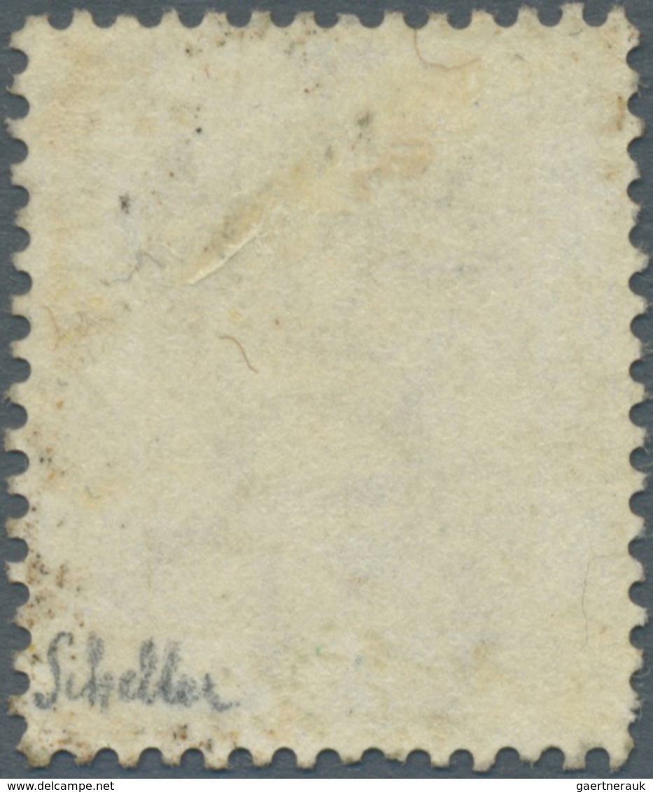 * Hongkong: 1877: 16 C. Yellow, Mint With Large Part Original Gum, Signed Pascal Scheller. - Andere & Zonder Classificatie