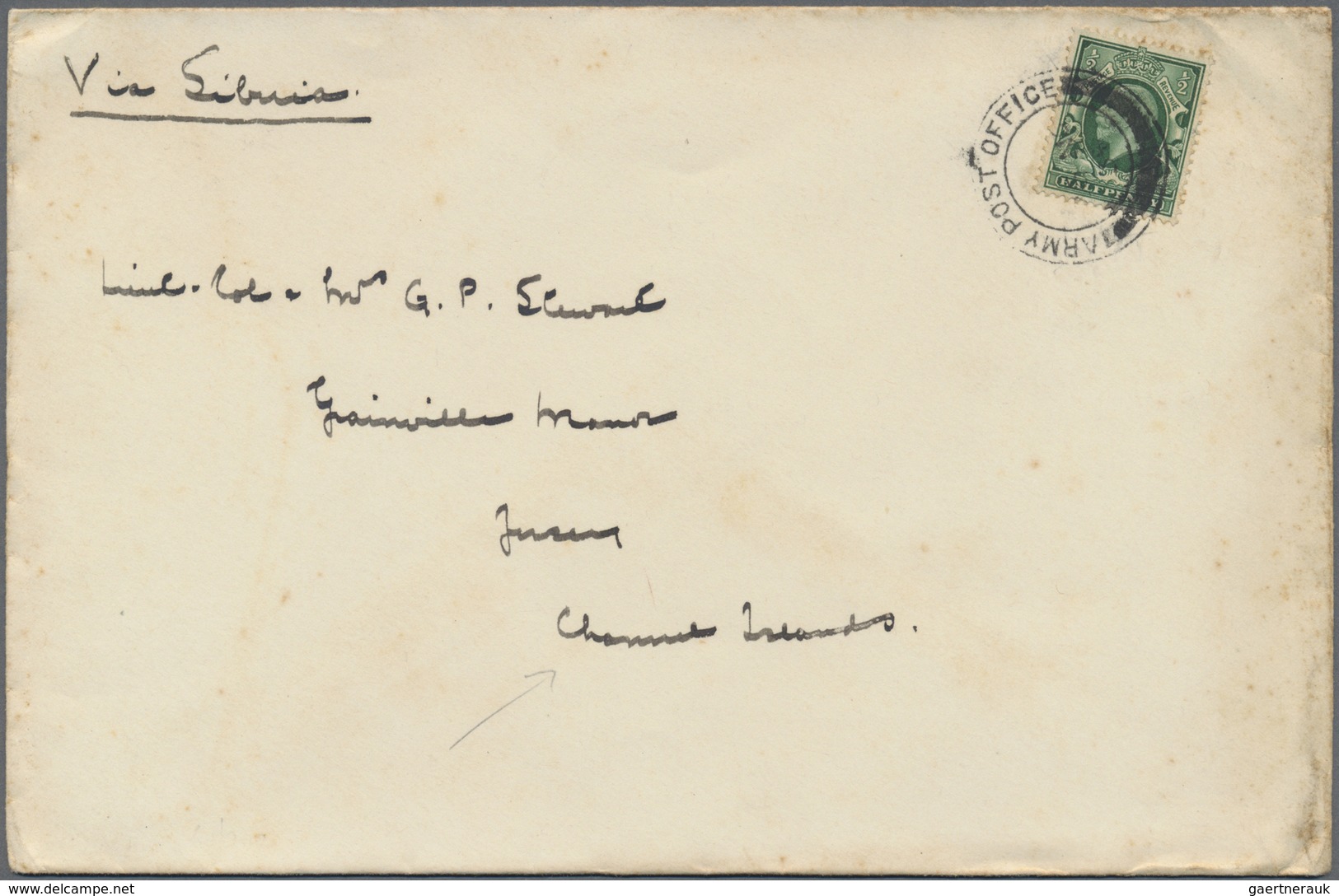 Br Hongkong: 1935. Printed Matter Rate Envelope (toned) Written From The Shanghai Defence Force Address - Andere & Zonder Classificatie