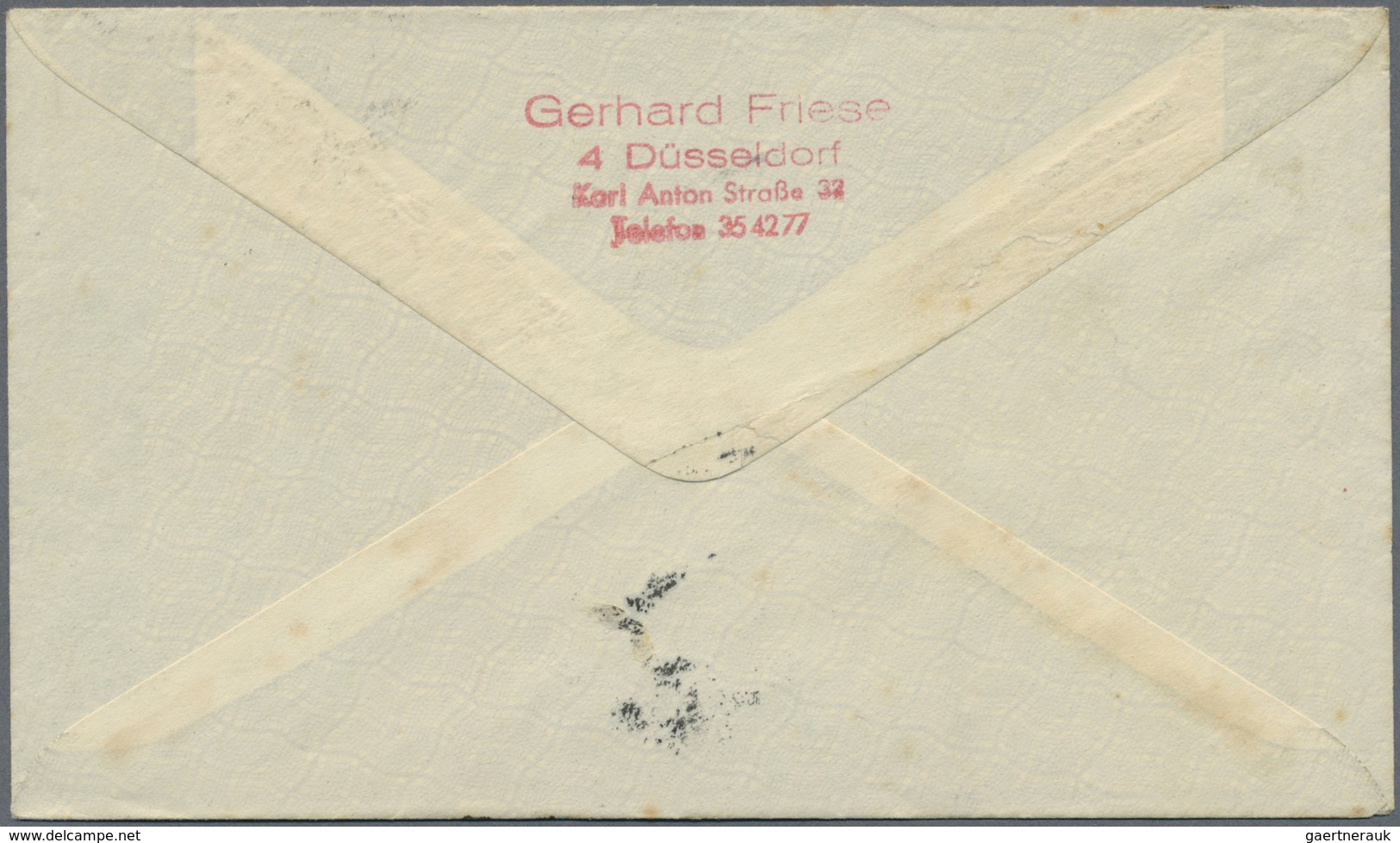 Hongkong: 1938, KGVI 2, 4 And 25 C. Light-blue On Envelope "1ST DAY COVER" From "VICTORIA 5 AP 38" T - Andere & Zonder Classificatie