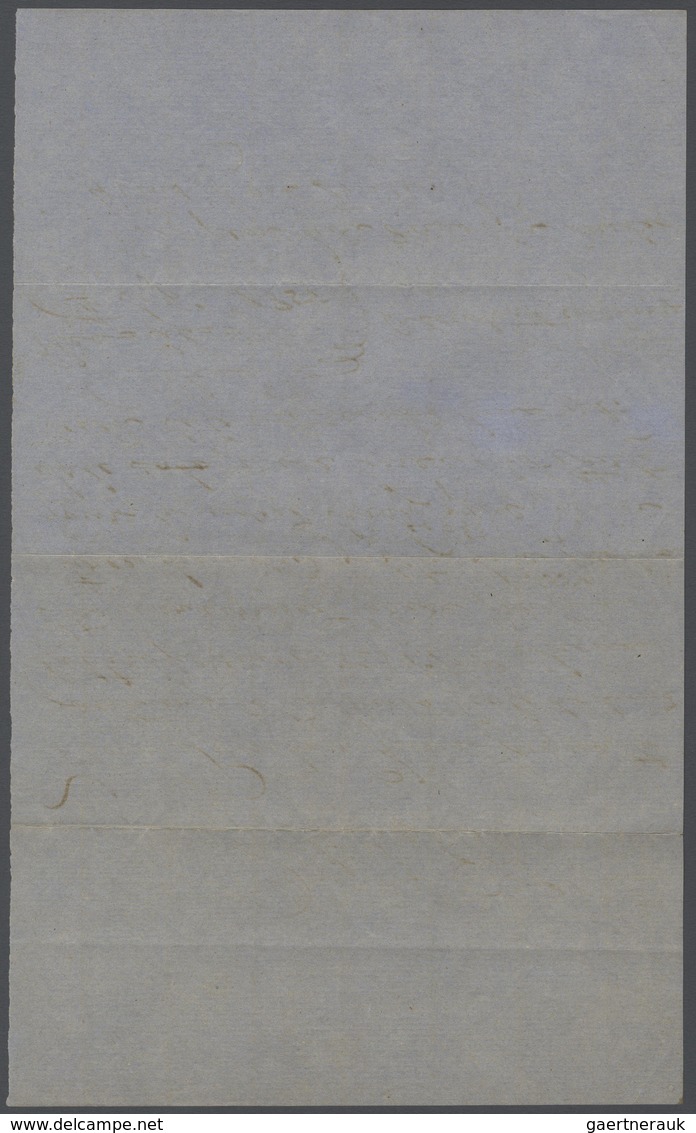 Br Indien: 1855, East India Telegraphs: First Telegraphs Hand Return (Receipt), Dated 6th Sep. 1855, Un - Andere & Zonder Classificatie