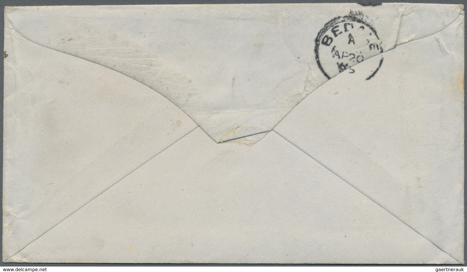 Br Indien: 1890/1896 PERFIN "K & Co.": Two Different Covers Franked With Indian/Great Britain Stamps Wi - Andere & Zonder Classificatie