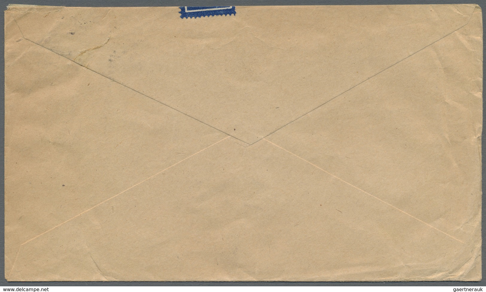 Br Indien - Used Abroad: BURMA 1935. Air Mail Envelope Addressed To Glasgow Bearing Lndia SG 201, 3p Sl - Other & Unclassified