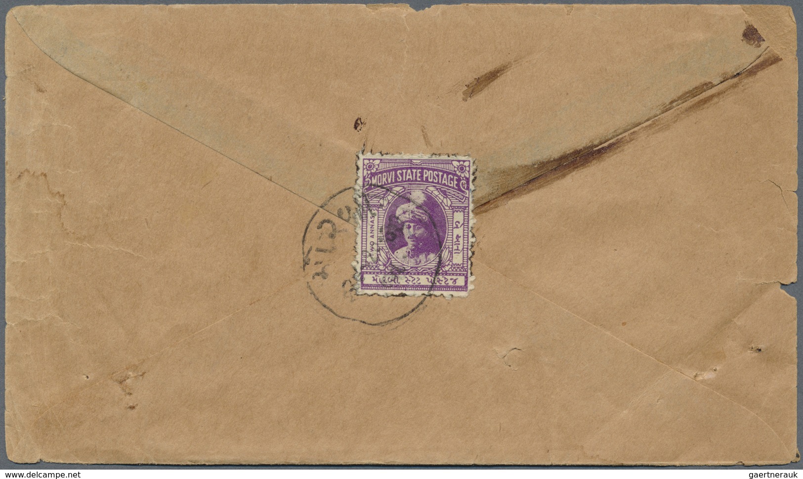 Br Indien - Feudalstaaten: MORVI 1935: Two Registered Covers (+ Contents) From Morvi City Franked On Ba - Other & Unclassified