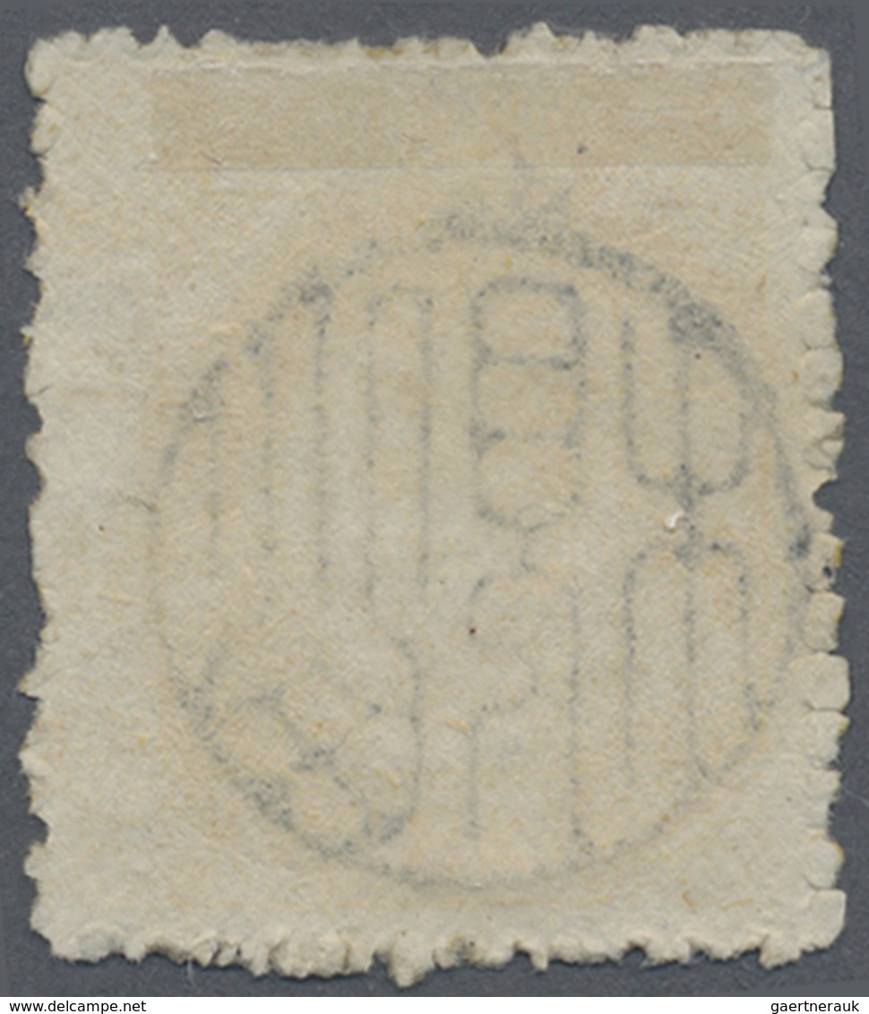 O Japan: 1874, Cherry Blossoms 2 Sen Syll. 6 Canc. Full Strike Of Fancy Cancel In Tensho (seal Script) - Other & Unclassified