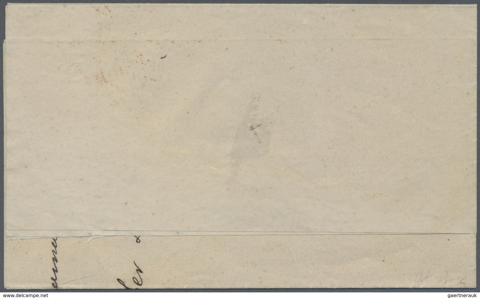 Br Japan: 1878. Folded Wrapper Endorsed 'Circular' Addressed To France Bearing 'Koban' SG 82, 4s Green - Other & Unclassified