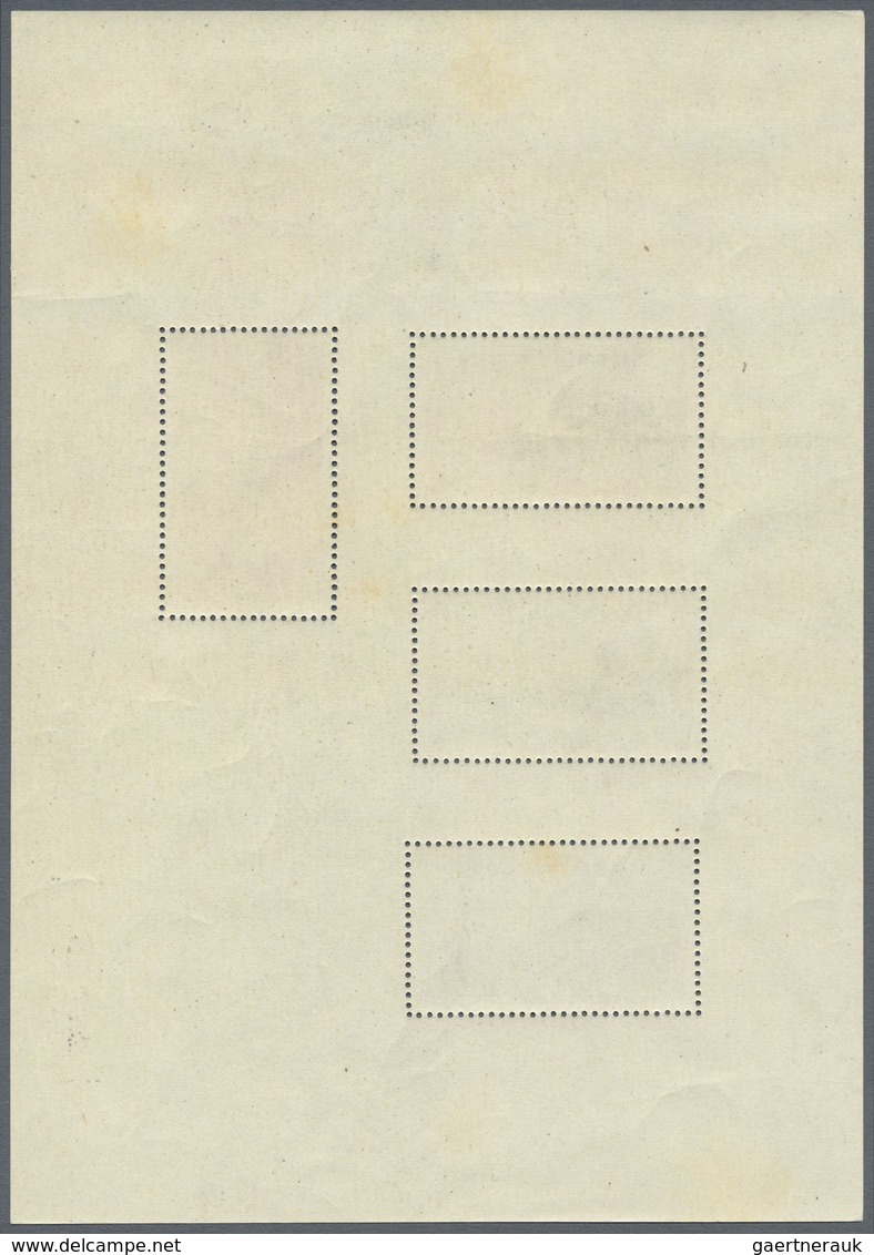 ** Japan: 1940 'Daisetsuzan' National Park Souvenir Sheet In Resp. Folder, Mint Never Hinged, Few Light - Andere & Zonder Classificatie