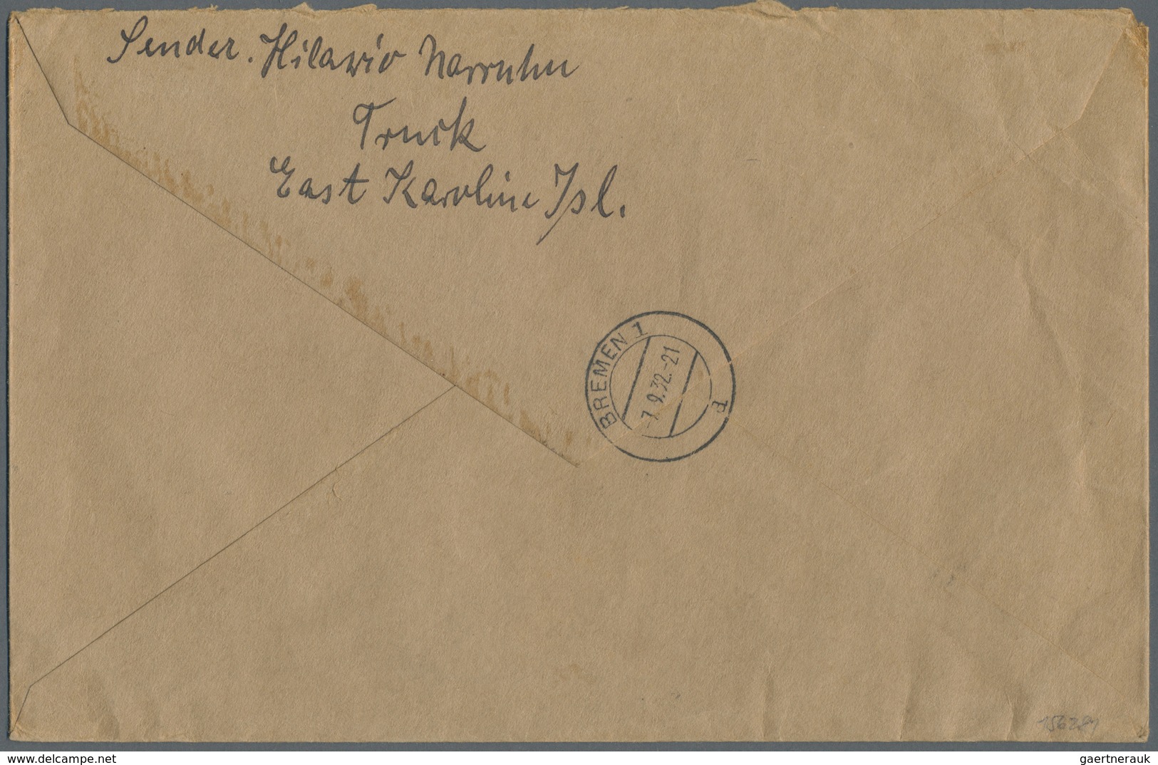 Br Japan - Besonderheiten: 1932, Commercial Cover (215x137 Mm) To The German South Seas Phosphate Compa - Other & Unclassified