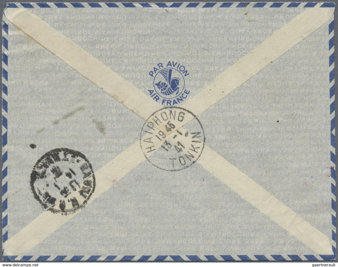 Br Japan - Besonderheiten: Incoming Mail, 1937/41, South Africa Resp. French Indochina Air Mail Covers - Other & Unclassified