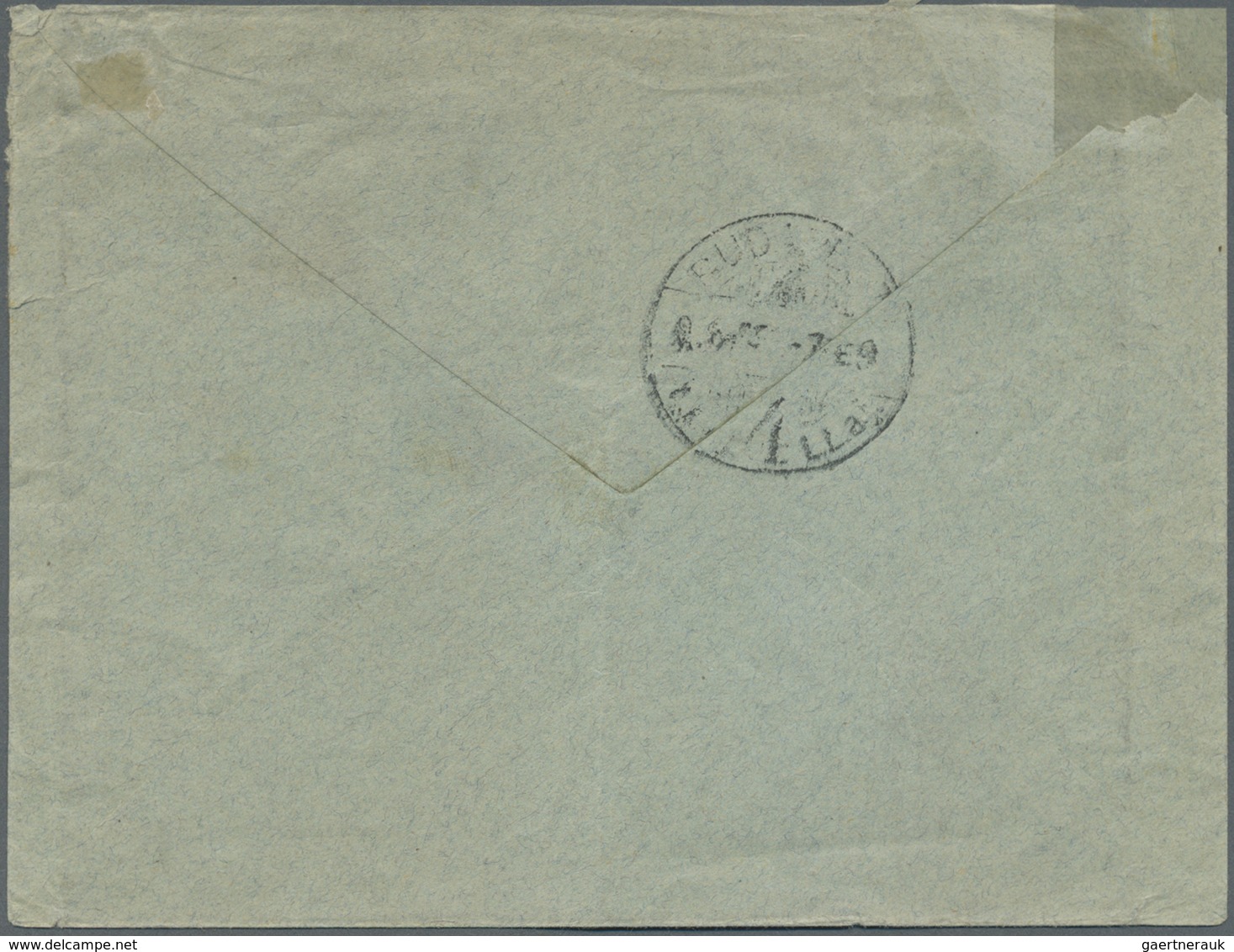 Br Korea: 1903. Registered Envelope (small Faults/stains) Written From 'P. De Kerberg, Seoul, Korea' Ad - Korea (...-1945)