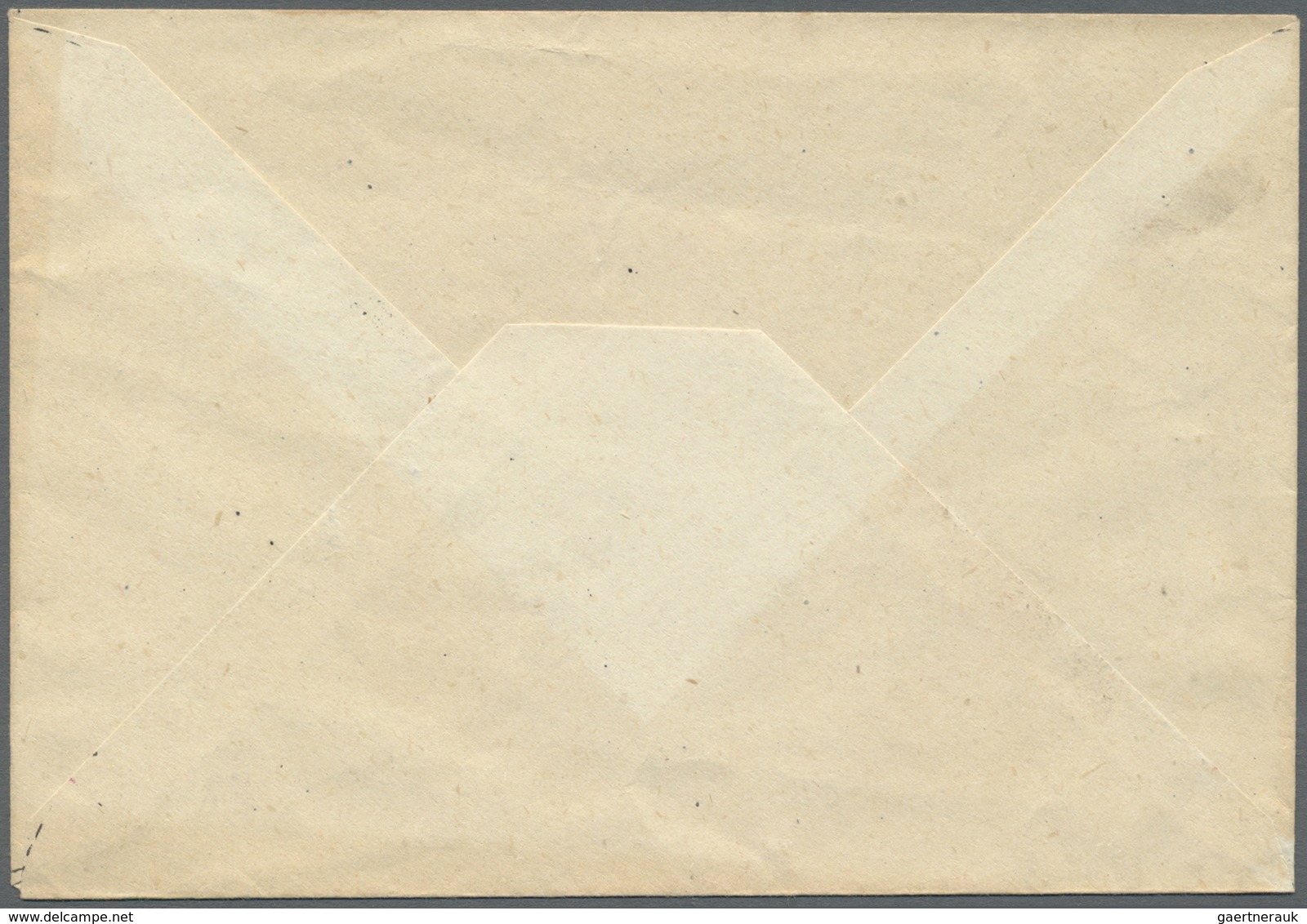 GA Korea-Nord: 1955/1956, Two Stationery Envelopes, One Unused With Some Stains, One Uprated Sent To Ea - Korea, North