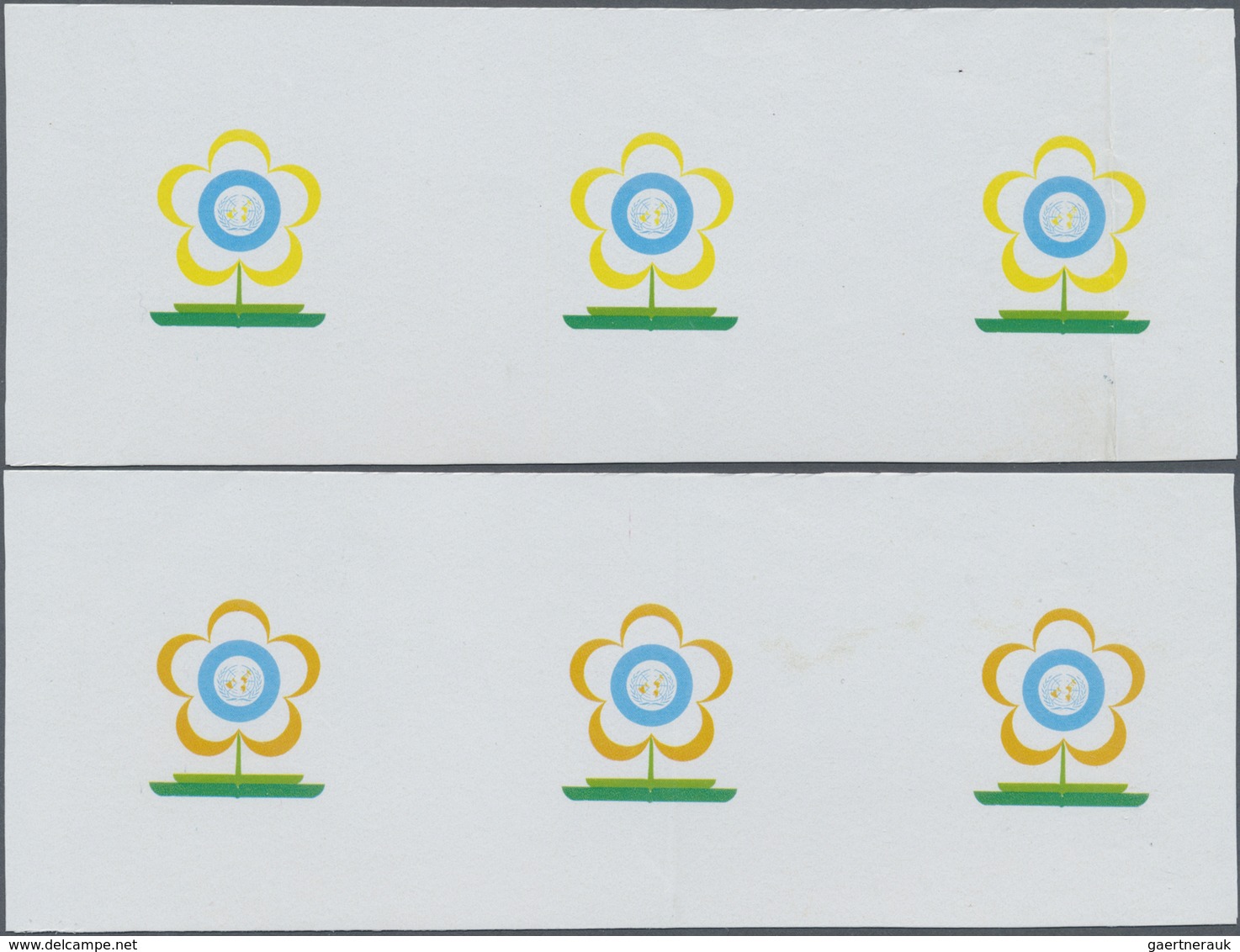 ** Kuwait: 1986, World Health DAy. Collective Progressive Die Proofs (9 Phases) In 9 Strips Of 3. In Un - Koeweit