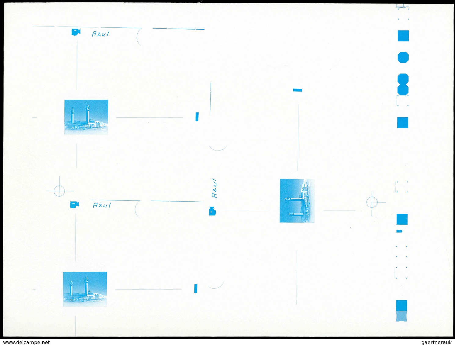 ** Kuwait: 1989, PILGRIMAGE TO MECCA - 12 items; triple collective, progressive single die proofs for t