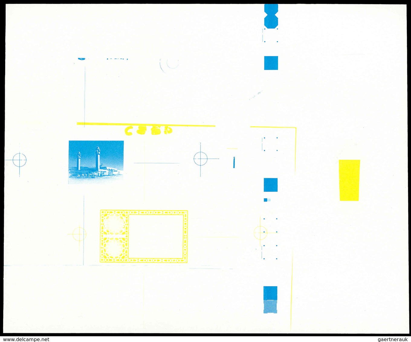 ** Kuwait: 1989, PILGRIMAGE TO MECCA - 30 Items; Single Die Proofs For The Set, Different Color Variati - Koeweit