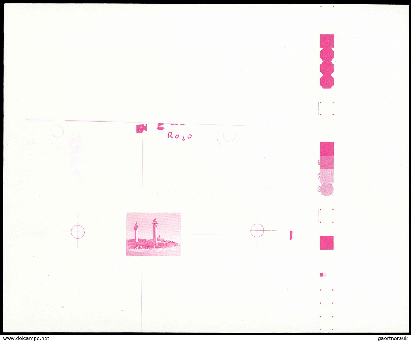 ** Kuwait: 1989, PILGRIMAGE TO MECCA - 30 items; single die proofs for the set, different color variati