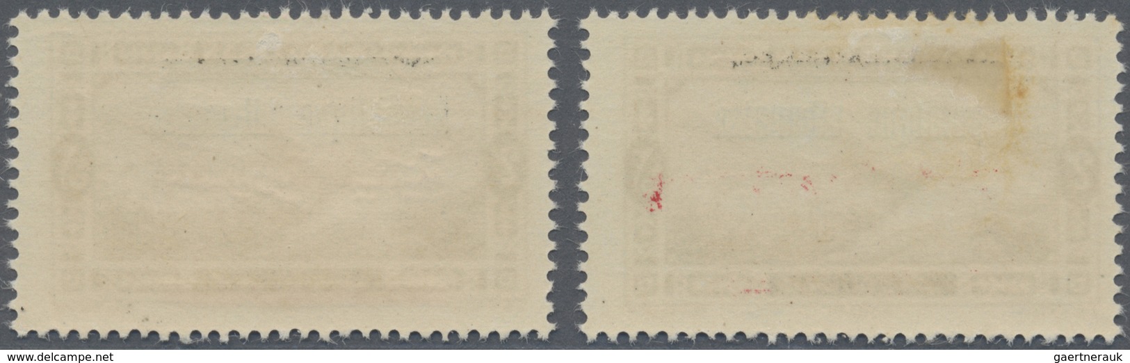 * Libanon: 1928, Definitive 2pia. Brown With Black Opt. 'Republique Libanaise' And Additional Red Arab - Lebanon