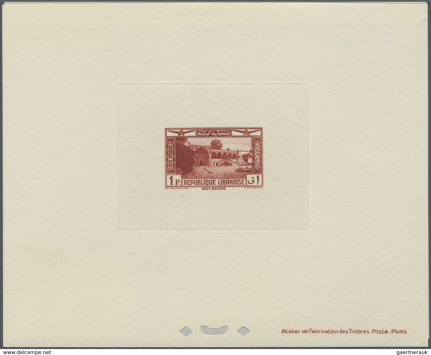 (*) Libanon: 1937/1940, Airmails "Beit-Eddine" And "Baalbek", 0.50pi. To 100pi., Complete Set Of Ten Val - Libanon