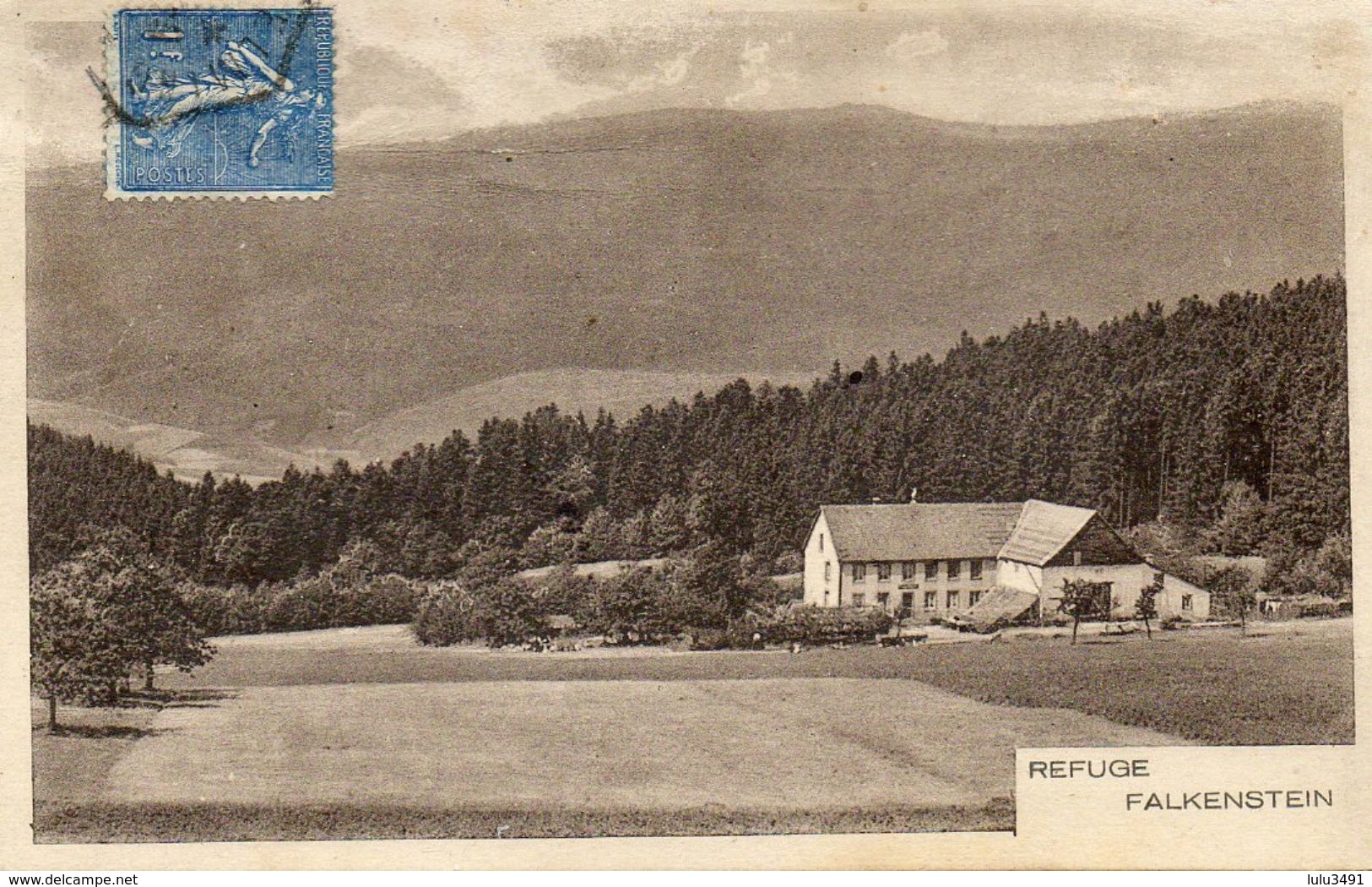 CPA - Environs De NIEDERBRONN (67) - Aspect De Ferme-Auberge-Refuge FALKENSTEIN En 1925 - Ebersmunster