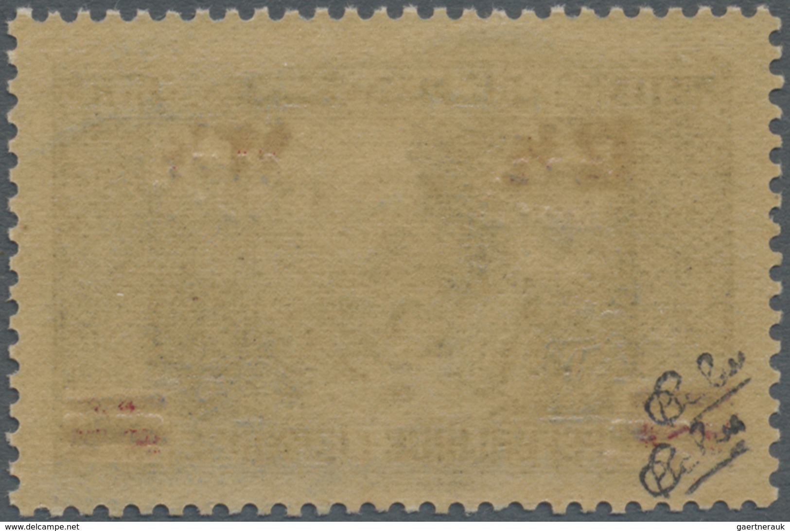 ** Libanon: 1939, 12½pi. On7.50pi. Ultramarine With DOUBLE Overprint, Unmounted Mint, Signed Calves. Ma - Libanon