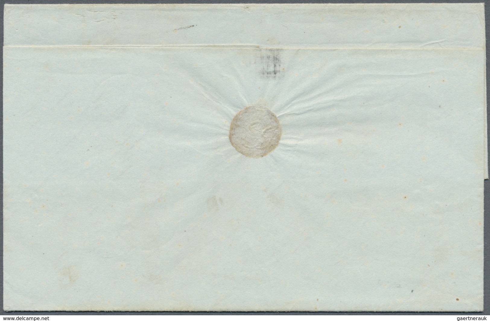 Br Macau: 1863. Stampless Envelope Written From Macau Dated '12th June 1863' Addressed To 'Jose Matia, - Andere & Zonder Classificatie