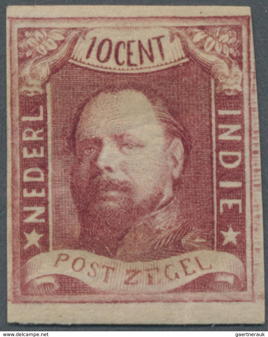 * Niederländisch-Indien: 1864. 10 Cent Carmine, A Lovely Fresh Mint Example With Strong Colour. - Netherlands Indies