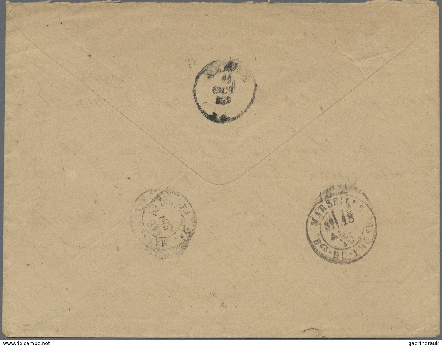 Br Philippinen: 1879. Envelope Addressed To The French Scientific Mission In Manila, Philippines Bearin - Philippines