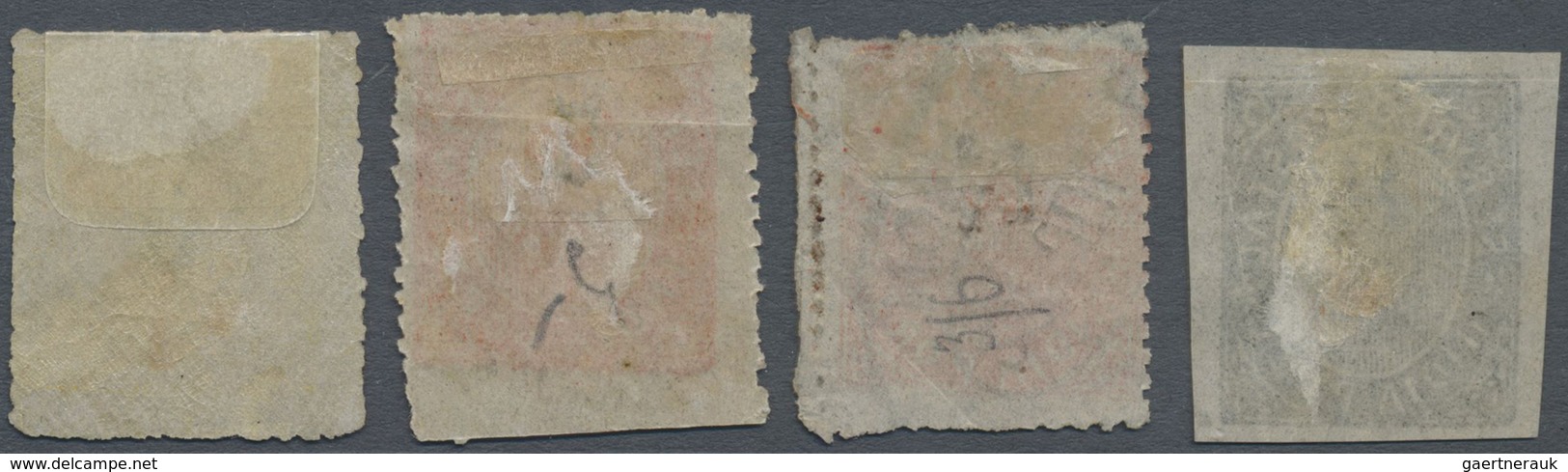 */O Portugiesisch-Indien: 1881-83, Three Mint And One Used Stamp In Fine Condition, Scott Catalogue Valu - Portugiesisch-Indien