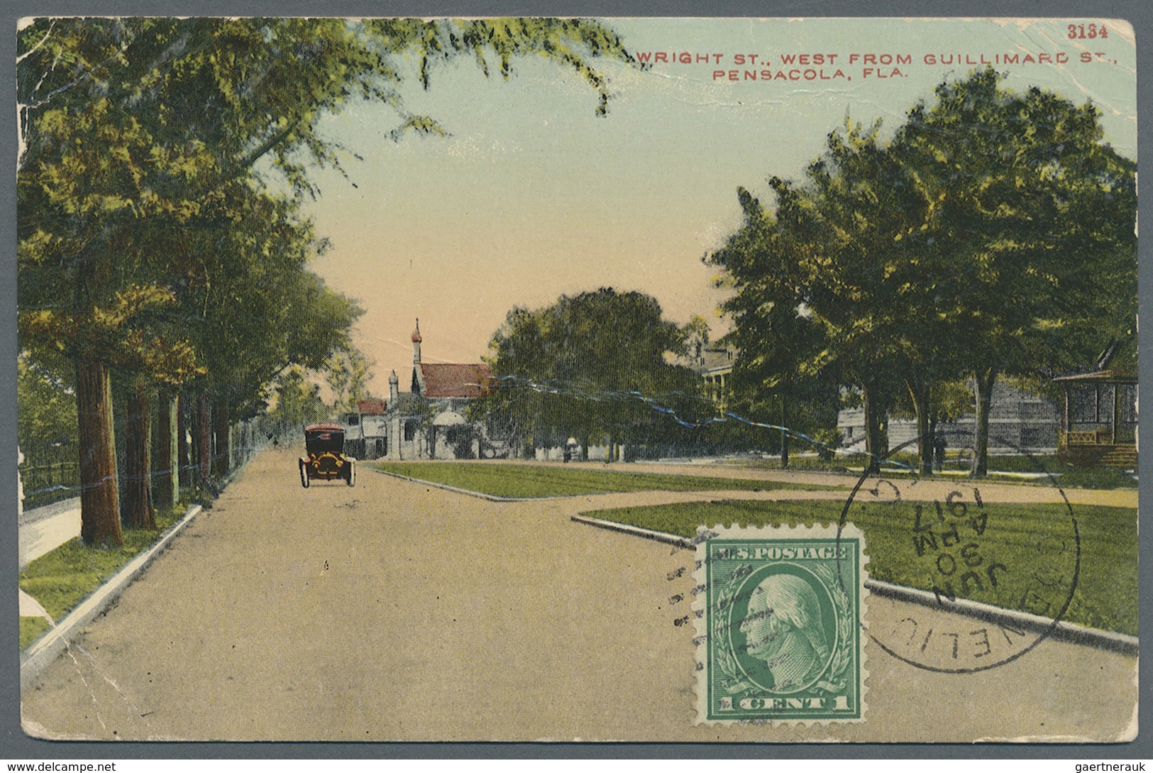 Aden: 1917 (ETHIOPIA). Picture Post Card (small Bends) Written From Cornelius, Org. Addressed To Eth - Yemen