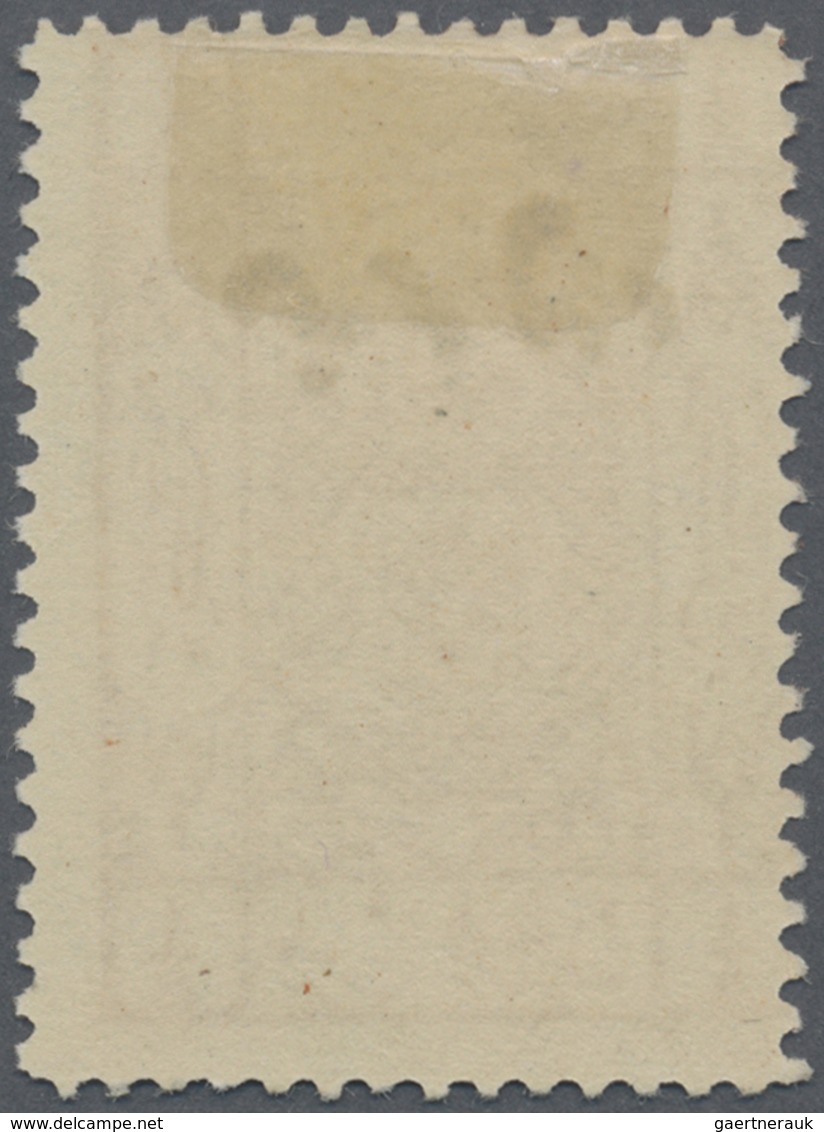 * Saudi-Arabien - Hedschas: 1923, ¼pa. On ⅛pa. Brown, Inverted Overprint, Mint O.g. With Hinge Remnant - Arabia Saudita