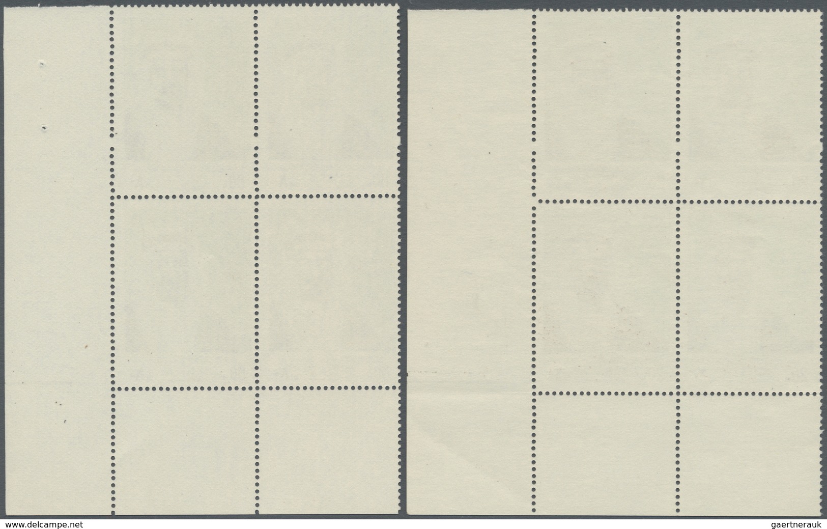 ** Saudi-Arabien: 1977, King Chalid, 20h. And 80h., Type I, Each As Marginal Block Of Four From The Low - Saoedi-Arabië