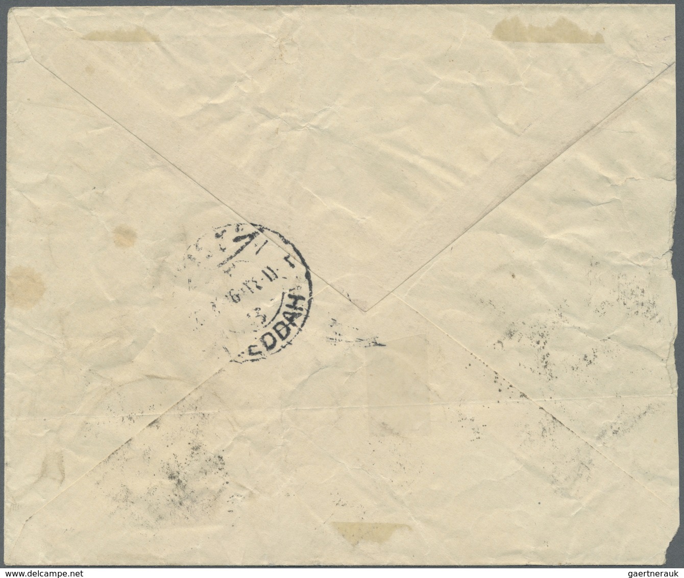 Br Saudi-Arabien - Stempel: 1916, Stampless Cover Tied By Octogonal "MEKKE 3 - 28/8/16" Ds. (Uexkull Ty - Saudi Arabia