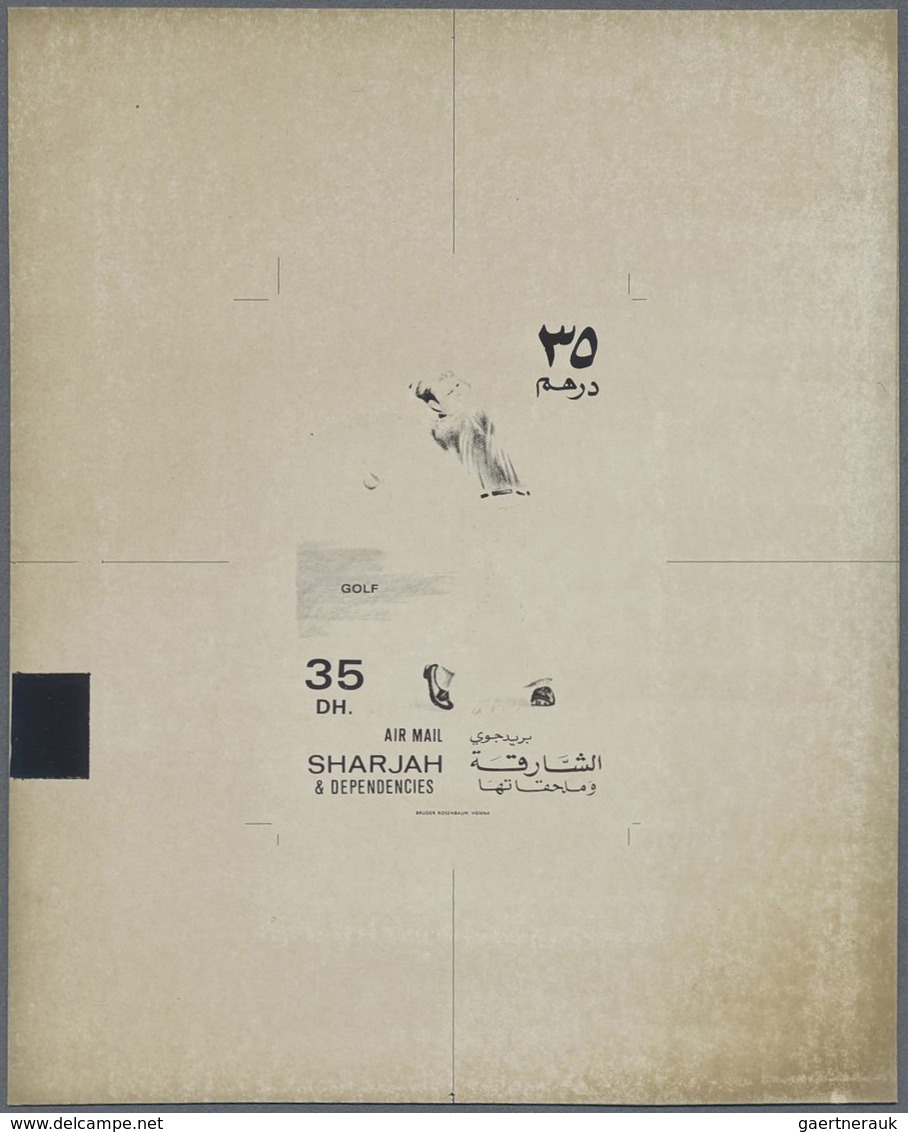 (*) Schardscha / Sharjah: 1971, Sports (golf, Basketball, Tennis, Table Tennis And Cricket) Complete Set - Sharjah