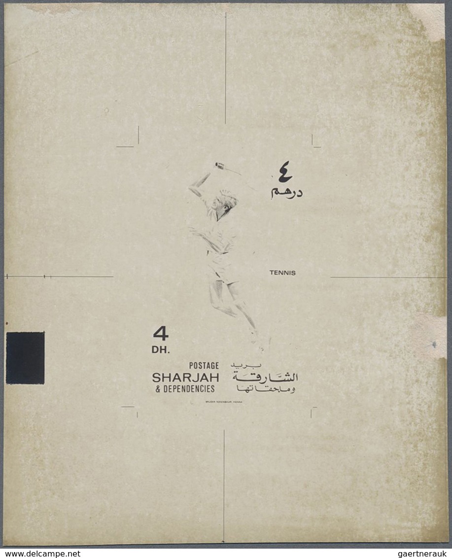 (*) Schardscha / Sharjah: 1971, Sports (golf, basketball, tennis, table tennis and cricket) complete set