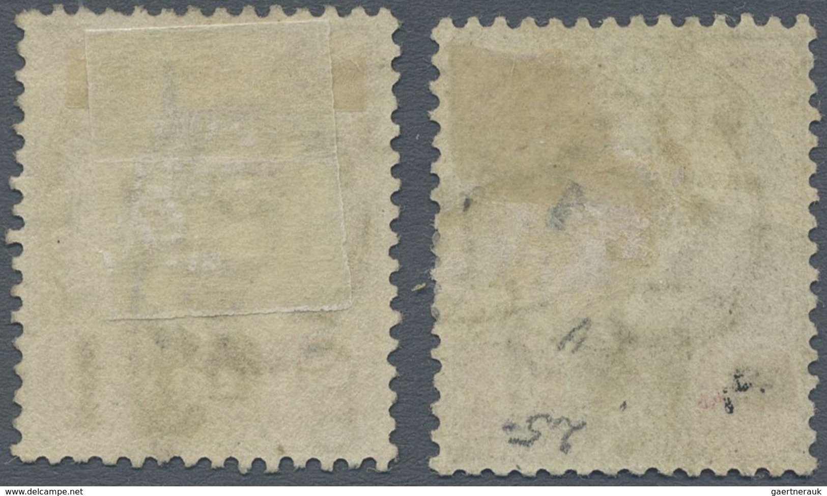 O Thailand: 1889, 1 Att. On 2 Att. Green Carmine Type II & III, Both Clear Cancelled, Fine And Fresh P - Thailand