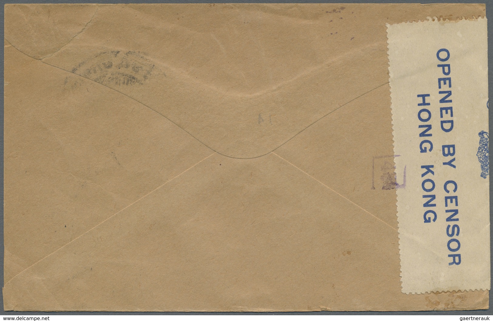 Br Thailand: 1941. Censored Envelope Addressed To San Francisco Bearing SG 294, 15s Grey And Blue Tied - Thailand