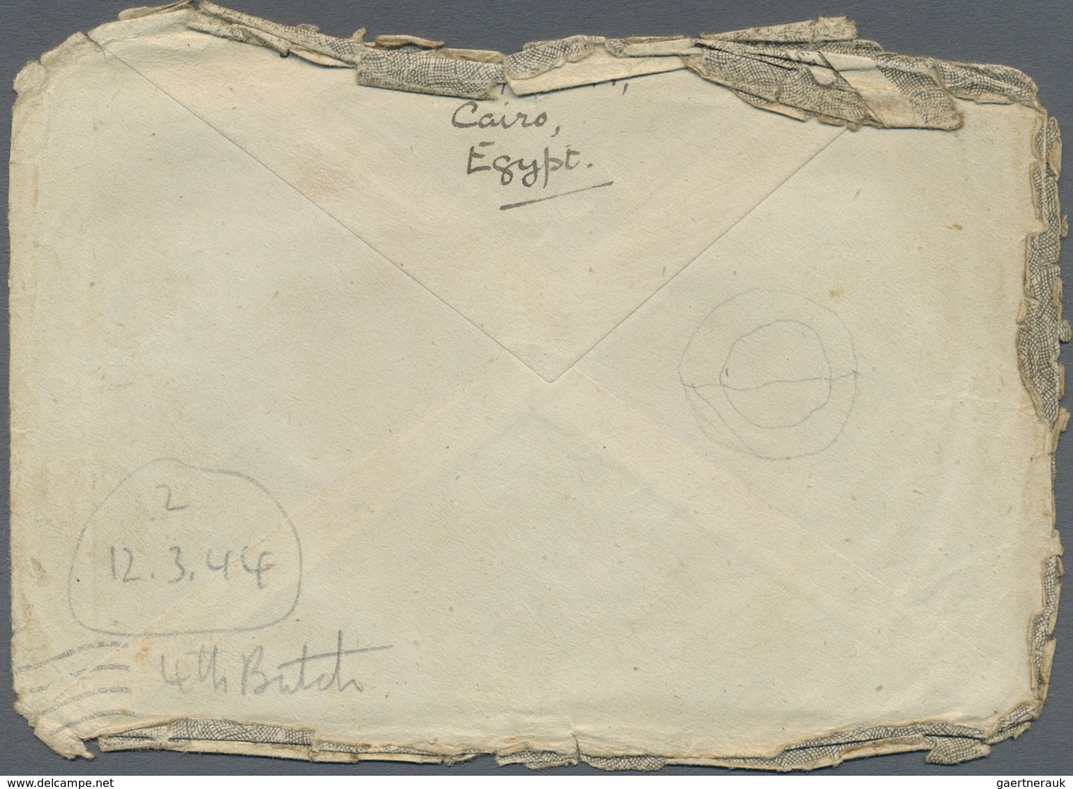 Br Thailand - Besonderheiten: 1942, PRISONER OF WAR MAIL BURMA THAI RAILWAY, Stampless Envelope (heavy - Thailand