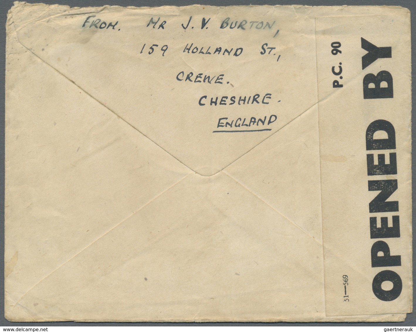 Br Thailand - Besonderheiten: 1943. Censored Envelope Headed 'Prisoner Of War Post/ Senrvice Des Prison - Thailand