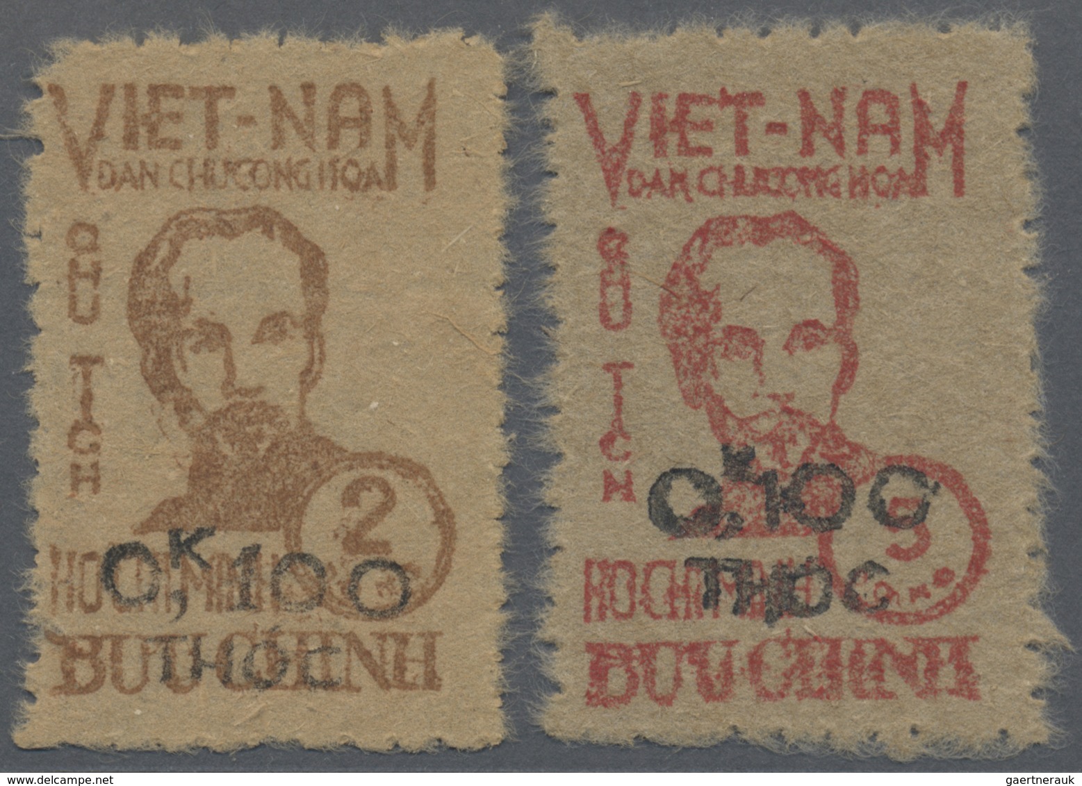 (*) Vietnam-Nord - Dienstmarken: 1955/1956, Two Issues: 1955 Overprints And 1956 Army Heroes, Unused No - Vietnam