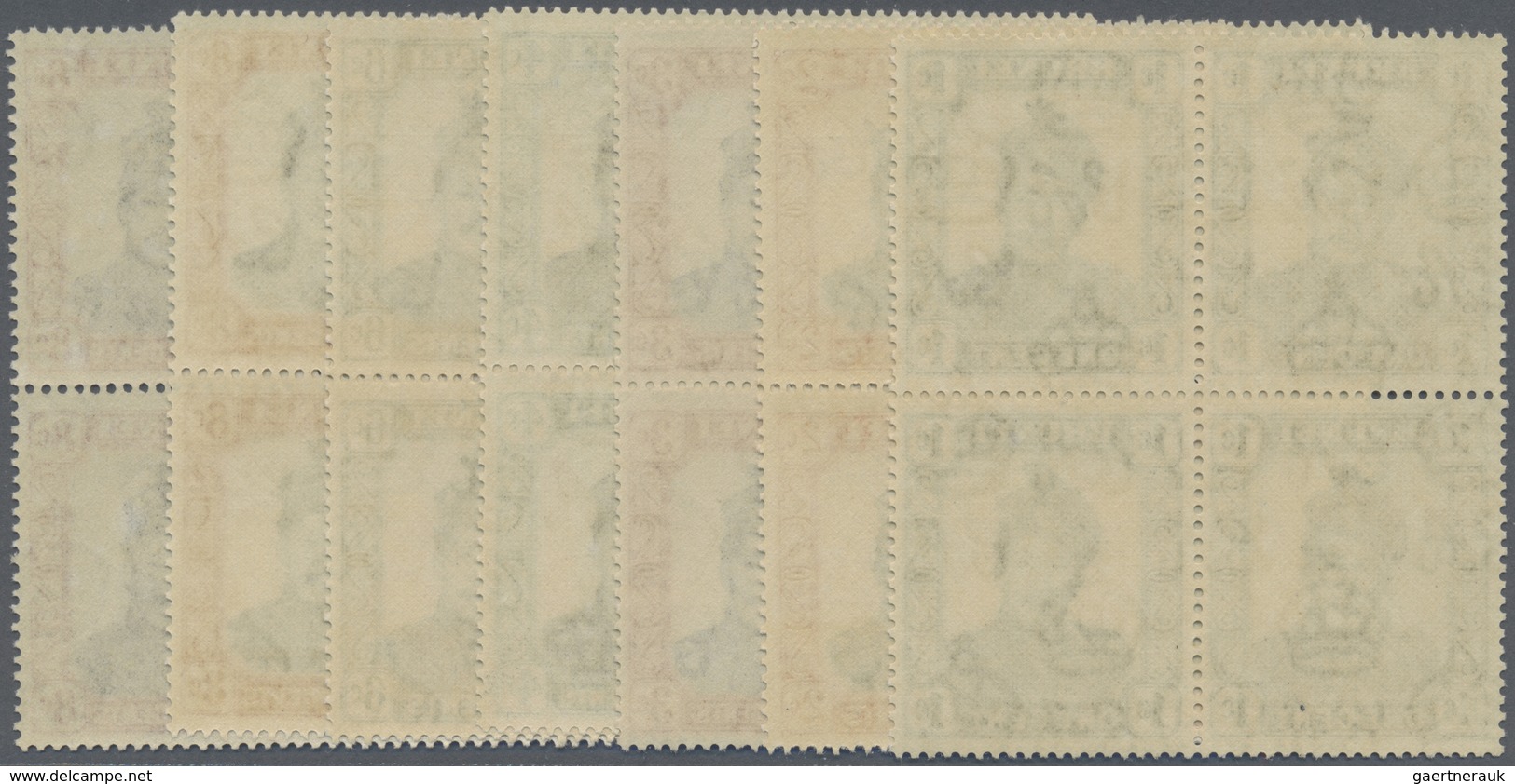 ** Brunei: 1952/1958, Sultan Omar Ali Saifuddin And Water Village Definitives Complete Set Of 14 And Ad - Brunei (1984-...)