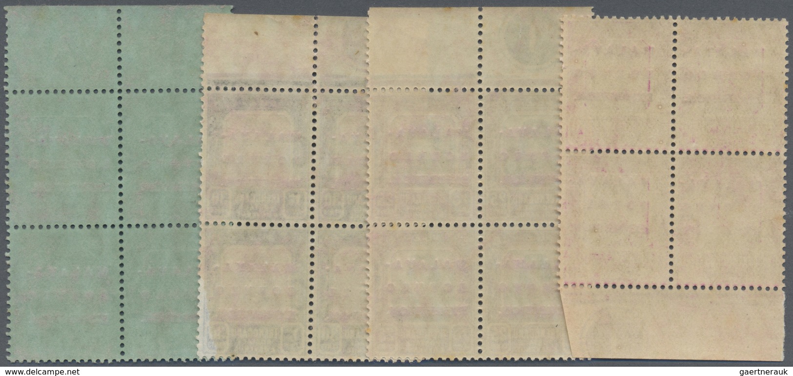 **/* Malaiische Staaten - Trengganu: 1922, Malaya-Borneo Exhibition Part Set Of 10 From 2c. To $3 In Marg - Trengganu