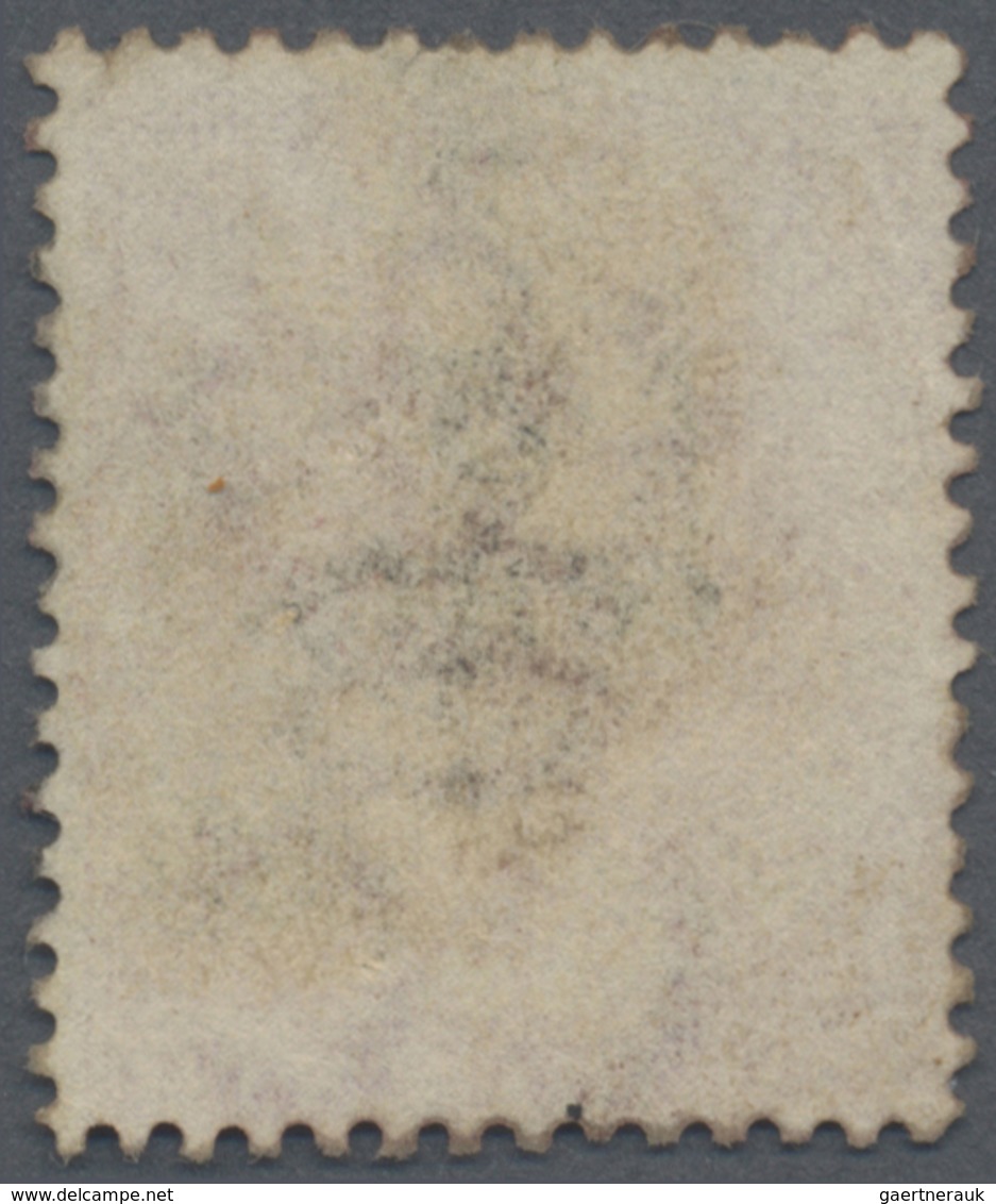 O Malaiische Staaten - Straits Settlements: 1882 5c. On 4c. Rose, Used, Short Corner Crease At Top Rig - Straits Settlements