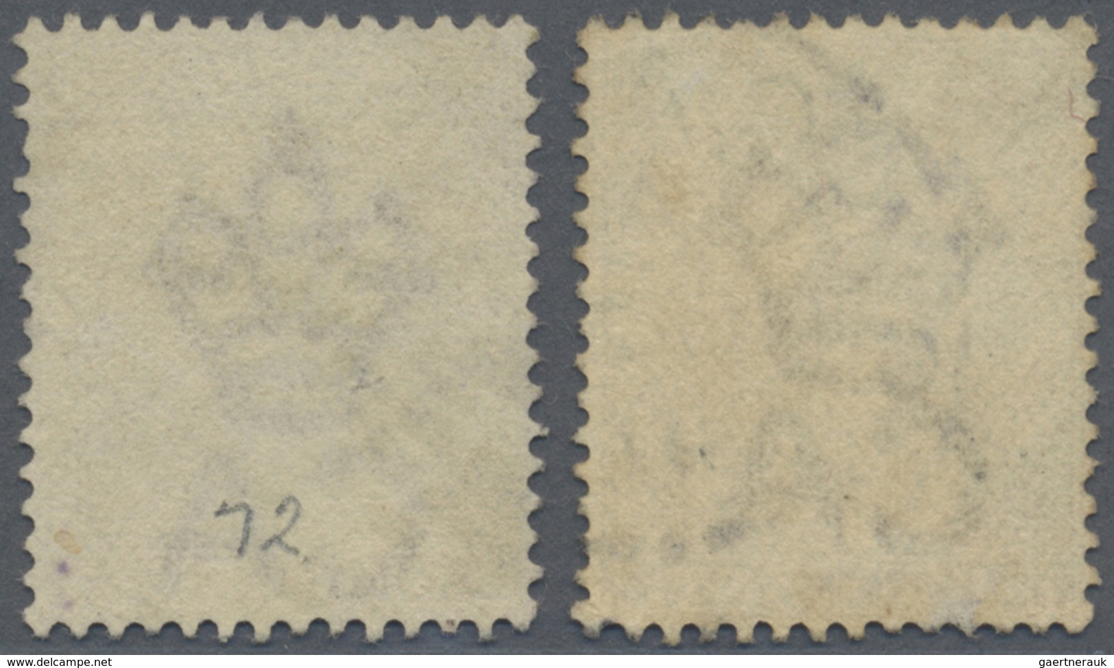 O Malaiische Staaten - Straits Settlements: 1883, QV 4c. Brown With Wmk. Crown CA Two Shades With Vari - Straits Settlements