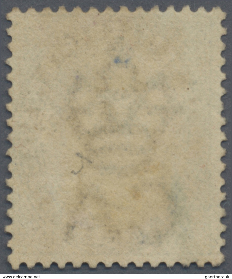 O Malaiische Staaten - Straits Settlements: 1887 "2 Cents" On 5c. Blue, Variety "Surcharge Double", Us - Straits Settlements