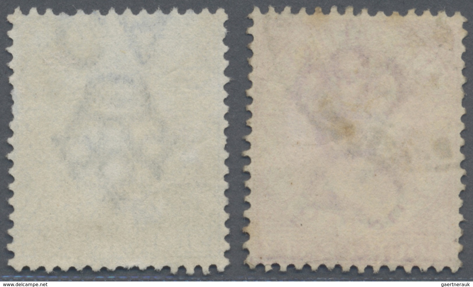 O Malaiische Staaten - Straits Settlements: 1892-99 Two Varieties: 4c. Deep Carmine With "Broken Oval" - Straits Settlements