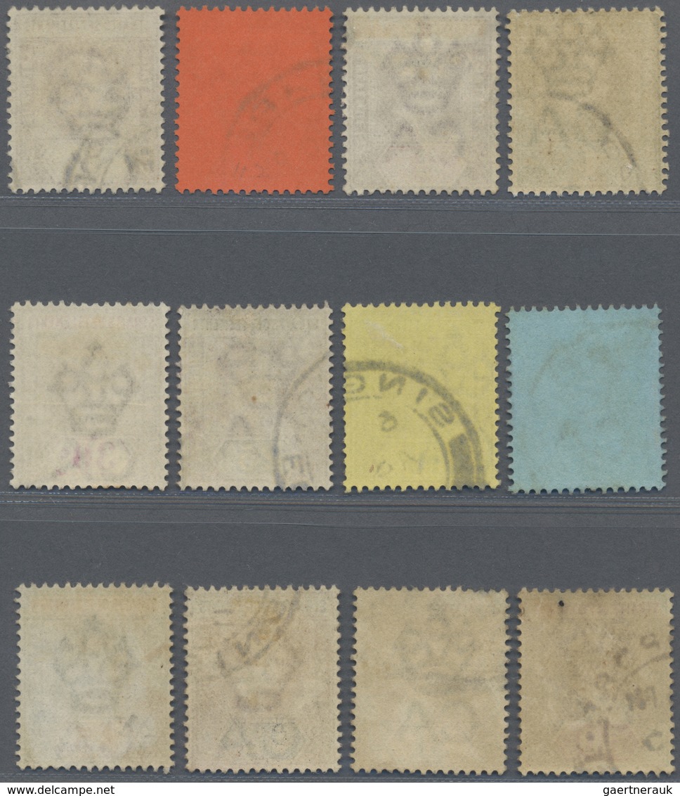 O Malaiische Staaten - Straits Settlements: 1902, KEVII Definitives With Wmk. Crown CA Complete Set Of - Straits Settlements