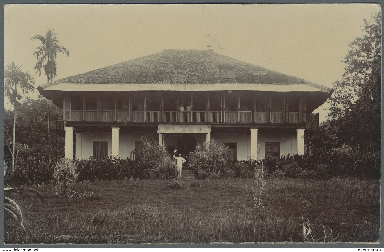 Br Malaiische Staaten - Straits Settlements: 1906. Photographie Card Written From The 'Aima Estate' Dat - Straits Settlements