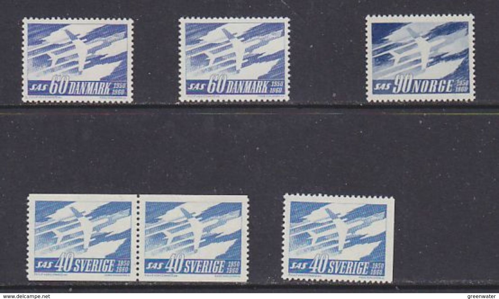 SAS 1961 6v  ** Mnh (ML103) - Europese Gedachte